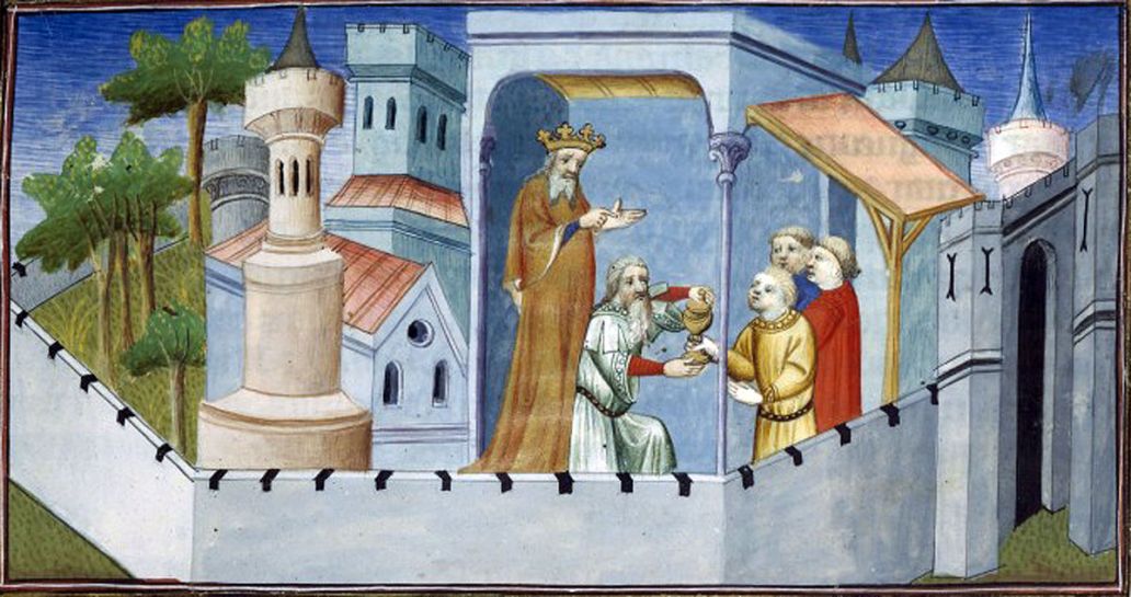 19. Nizārī Ismā'īlī Imām in The Travels of Marco Polo Bibliothèque nationale de Francejpeg