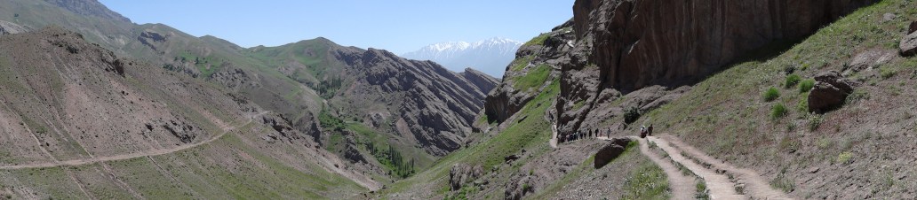 4. Panorama en route to Alamut Castle - Northwestern Iran