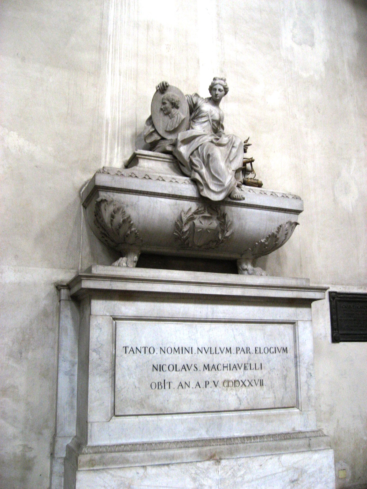 5. Tomb of Niccolò Machiavelli in the Basilica of Santa Croce in Florence